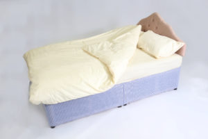 Double divan with bedding